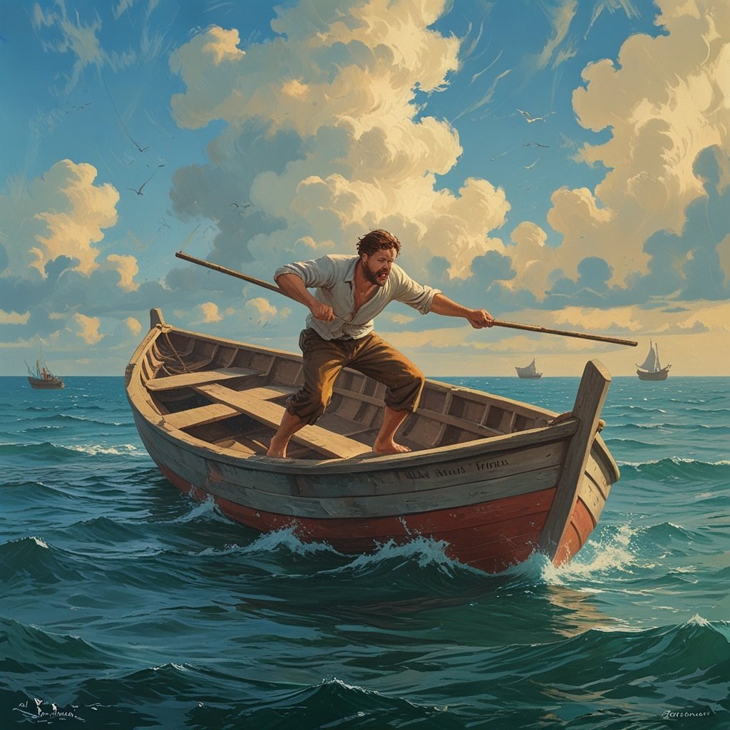 ما هي المشاعر النفسية و العاطفية الخفية لهذا النص: قد رأيت الثقب في سفينتك منذ اليوم الأول؛ ولكنّي قررت الإبحار معك ظنًا مني بأن الحب يصنع المعجزات